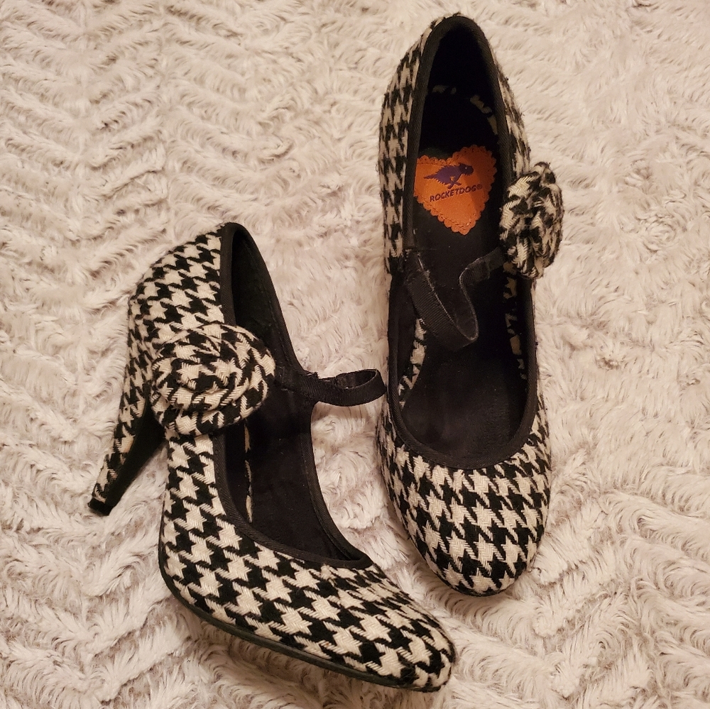 Rocket Dog Houndstooth Heels